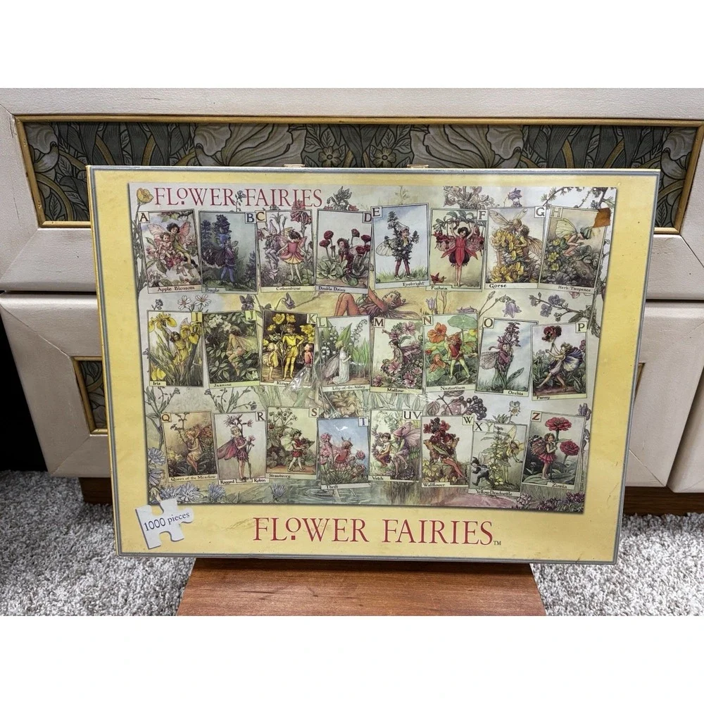 Set Of 3 Vintage Sealed Flower Fairies Jigsaw‎ Puzzles By Cicely Mary Barker